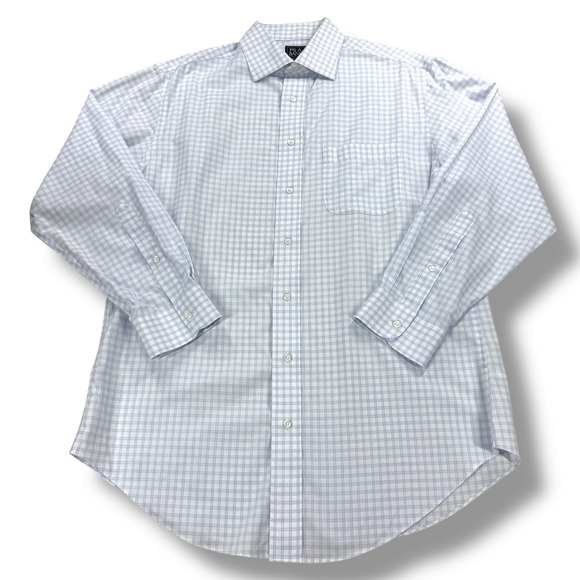 Jos A Bank Traveler Tailored Fit Button Down Dress Shirt Mens 16 33 - Picture 1 of 6